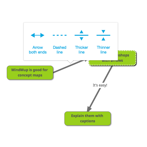 Line style options